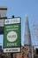 ULEZ Ultra low emission zone new charge London Ultra Low Emission Zone ULEZ  signage in central London. ULez, Â£12.50