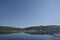 Ullapool from ferry to Stornoway showing caravan park