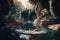 ully rendered mermaid paradiseDiscover the Enchanting Mermaid Lagoon: A Hyper-Detailed Unreal Engine 5 Waterfall Paradise