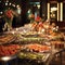 The Ultimate Buffet: An Extravagant Reception Dining Experience