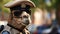 The Ultimate Camel Police Officer: Photorealistic And Street-savvy