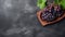 Ultra-detailed Grape Stock Photo On Stone Background