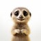 Ultra Hd Pixar Style Cute Baby Meerkat Stock Photo