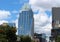 Ultra modern skyline with business buildings and condominiums, Austin, Texas, 2018