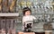 Ultra-orthodox jewish boy doll for sale at an judaica store