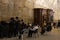 Ultra-othodox Jewish youth at the Western Wall