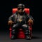 Ultra-photorealistic Notorious-big Funko-pop Chair Image: Minimalist Design And Iconic Features