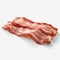 Ultra Realistic 4k Bacon 3d Model Preview On White Background