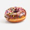 Ultra Realistic 4k Donut With Rainbow Sprinkles