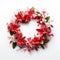 Ultra-realistic 4k Floral Garland: Japanese Inspired Lily Wreath