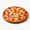 Ultra Realistic 4k Pepperoni Pizza On White Background