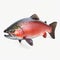 Ultra Realistic 4k Salmon: Stunning Hyperrealistic 3d Model Image