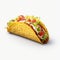 Ultra Realistic 8k Hd Taco On White Background