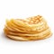 Ultra Realistic Crepe Stack On White Background