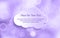 Ultra Violet glitter bokeh background with text on white paper c