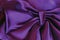 Ultra Violet Purple Satin Fabric Bow