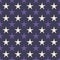 Ultra violet starfish seamless pattern.