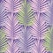 Ultra violet tropical palm leaves seamless