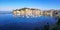 Ultra wide panorama of the Bay of Silence in Sestri Levante