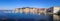 Ultra wide panorama of the Bay of Silence in Sestri Levante