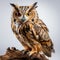 Ultradetailed Photo Of Owl: Lifelike Representation With Eye-catching Composition