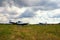 Ultralight weight plane on a grass field