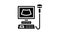 ultrasound digital machine glyph icon animation