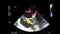 Ultrasound transesophageal examination of the heart.