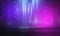 Ultraviolet abstract light. Light element, light line. Violet and pink gradient. Modern background, neon light.