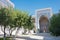 Ulugh Beg Madrasa at Registan in Samarkand, Uzbekistan. It is part of the World Heritage Site.