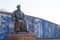 Ulugh Beg Statue at Ulugh Beg Observatory in Samarkand, Uzbekistan.