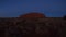 Uluru Ayers Rock by night