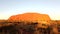 Uluru Ayers Rock at sunset