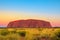 Uluru Ayers Rock at twilight