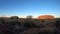 Uluru Ayers Rock at twilight