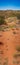 Uluru, Ayers rock. Vertical panorama, Australian landmark