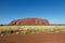 Uluru monolit, image taken from the access road, Yulara, Ayers Rock, Red Center, Australia