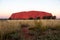 Uluru monolit right before sunset, Ayers Rock, Red Center, Australia