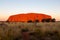 Uluru monolit during sunset, Ayers Rock, Red Center, Australia