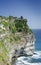 Uluwatu ancient landmark clifftop balinese hindu temple in bali