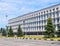 Ulyanovsk, Russia, June 06, 2021. The building of the Ulyanovsk Pedagogical University under the blue sky