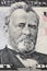 Ulysses S. Grant portrait on a twenty dollar bill.
