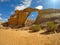 The Um Fruth Rock Bridge, Wadi Rum desert, Jordan