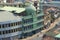 Umbichi mosque close-up in a cityscape. Colombo