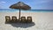 Umbrella in a beach in Cancun