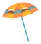 Umbrella for beach, parasol protecting from sun