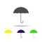umbrella colored icon. Element of weather colored icon. Can be used for web, logo, mobile app, UI, UX