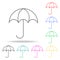 Umbrella colored icons. Element of sewing multi colored icon for mobile concept and web apps. Thin line icon for website design an