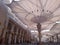 Umbrella construction on the square of Al-Masjid An-Nabawi or Prophet Muhammed Mosque