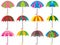 Umbrella design set